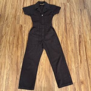 Big Bud Press Petit Jumpsuit - Espresso Brown - Size XXS
